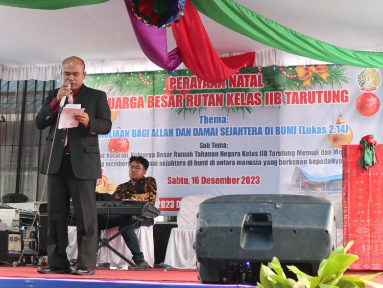 Perayaan Natal Keluarga Besar Rutan Tarutung Penuh Sukacita