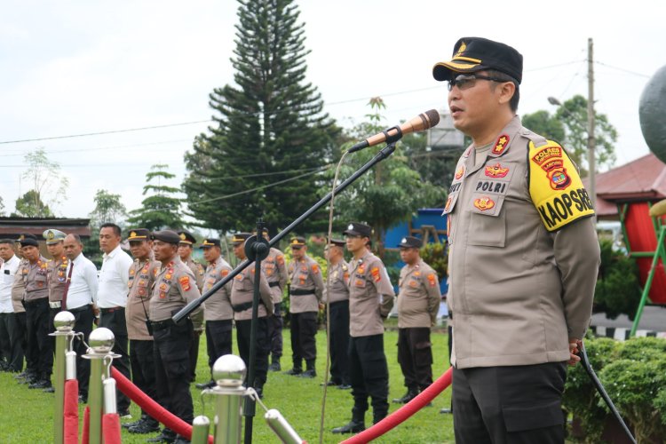 Polres Lampung Barat Siagakan Personil Sebanyak 136 di Puncak Pergantian Malam Tahun Baru