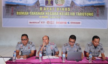 Rutan Tarutung Gelar Rapat Awal Tahun