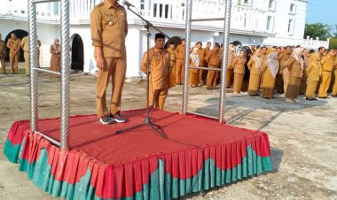 Pemilu Damai, Wabup Sulaiman : 24 Tahun Terbentuk, Rohil Jaga Demokrasi. ASN Jaga Netralitas