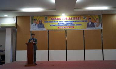 Sosialisasi Surat Edaran Perkoperasian, Bupati Rohil : Peran Koperasi Angkat Perekonomian Lokal