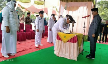 8 Penjabat Penghulu di Kecamatan Kubu dan Kuba, Dilantik Sekda