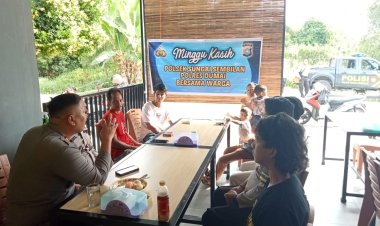 Melalui Program Minggu Berkah, Polsek Sungai Sembilan Sampaikan Himbauan dan Pesan