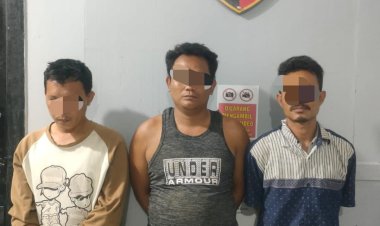 Polsek Bagan Sinembah Gerak Cepat Ringkus  3 Orang Penyalahgunaan  Sabu