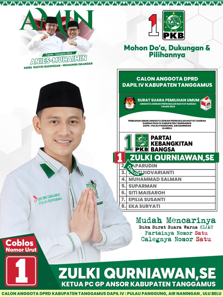 Zulki Qurnianwan, S.E Kembali Jadi Pengawal Aspirasi Masyarakat Dapil 4 Kabupaten Tanggamus