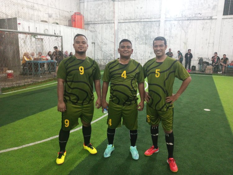 Pertandingan Futsal Antara Sekda FC Vs Adiyaksa FC, Berakhir Imbang