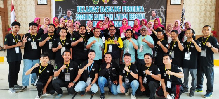 Ratusan Peserta Ikuti Coaching Clinik dan Latihan Bersama Marching Band se-Kabupaten Rohil
