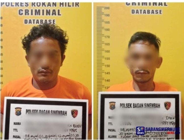 Polsek Bagan Sinembah Bekuk Pengedar Sabu, Saat Cooling System Pemilu Damai
