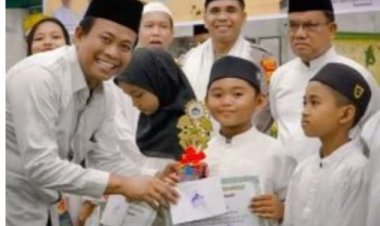 Wabup Rohil Hadiri Acara Isra Mi'raj 1445 H di Masjid Raya Al-Ihsan