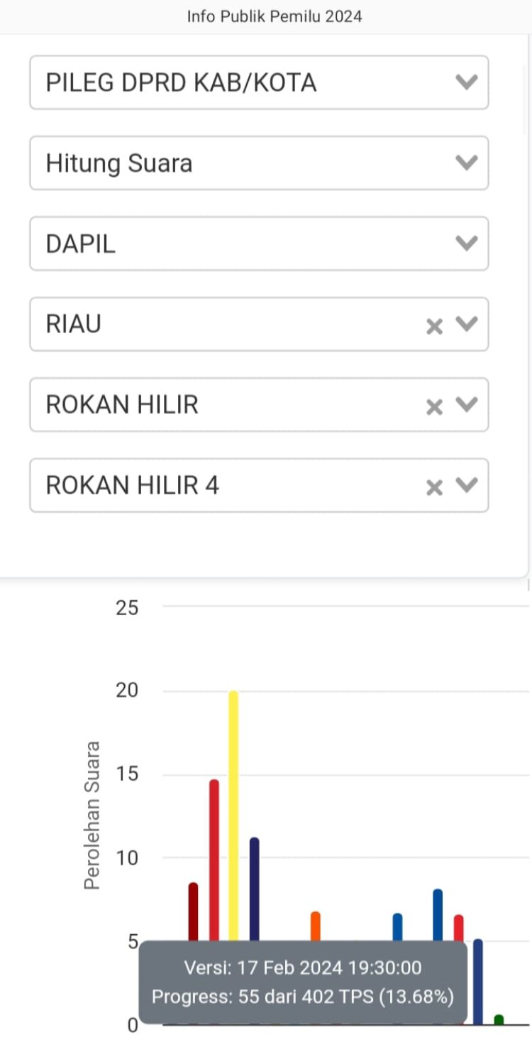 Sirekap KPU.go.id Dapil Rokan Hilir Belum Dapat Diakses Sepenuhnya, Ada Apa?