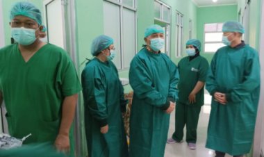 HUT Kab. Tanggamus ke-27, Pj Bupati Hadiri Bakti Sosial Operasi Bibir Sumbing