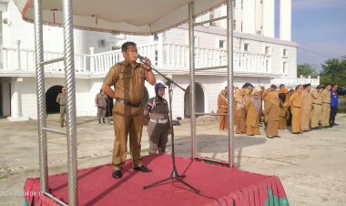 Budi Syahrial : Bentuk Disiplin Terendah Wajib Dipatuhi ASN, Saat Apel Bersama Minggu Pertama