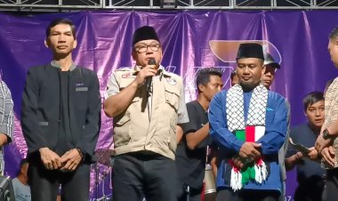 Antusias Ratusan Warga Metro Hadiri Konser Amal Untuk Palestina.