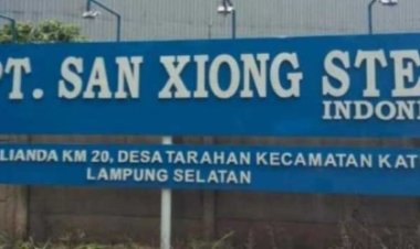 PT San Xiong Steel Diduga Lebur Besi Rel Kereta Api