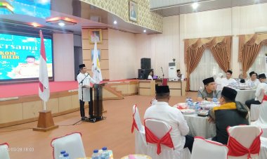 Jalin Silaturahmi Antar Pengurus, KONI Rohil Bagi Takjil dan Buka Puasa Bersama