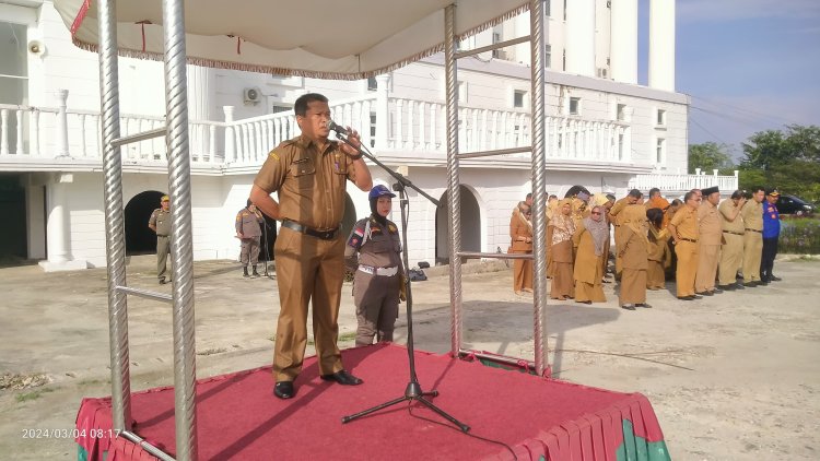 Budi Syahrial : Bentuk Disiplin Terendah Wajib Dipatuhi ASN, Saat Apel Bersama Minggu Pertama