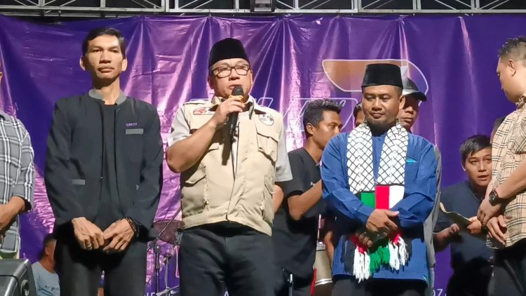 Antusias Ratusan Warga Metro Hadiri Konser Amal Untuk Palestina.