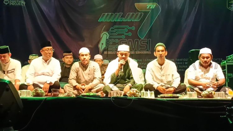 Puncak HUT ke-7 SMSI kota Metro Gelar Solawat