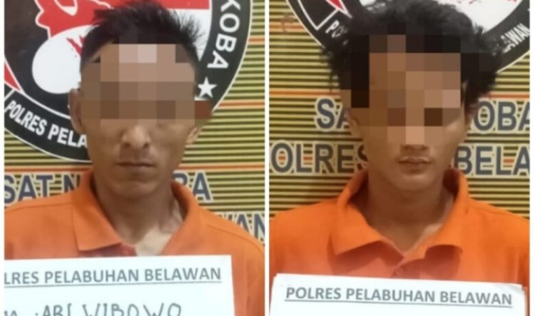 2 Pengedar Sabu Diringkus Sat Narkoba Polres Belawan