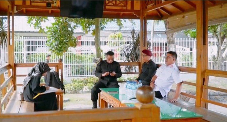 Mahasiswi UIN Lakukan Penelitian di Rutan Kelas 1 Medan Kanwil Kemenkumham Sumut