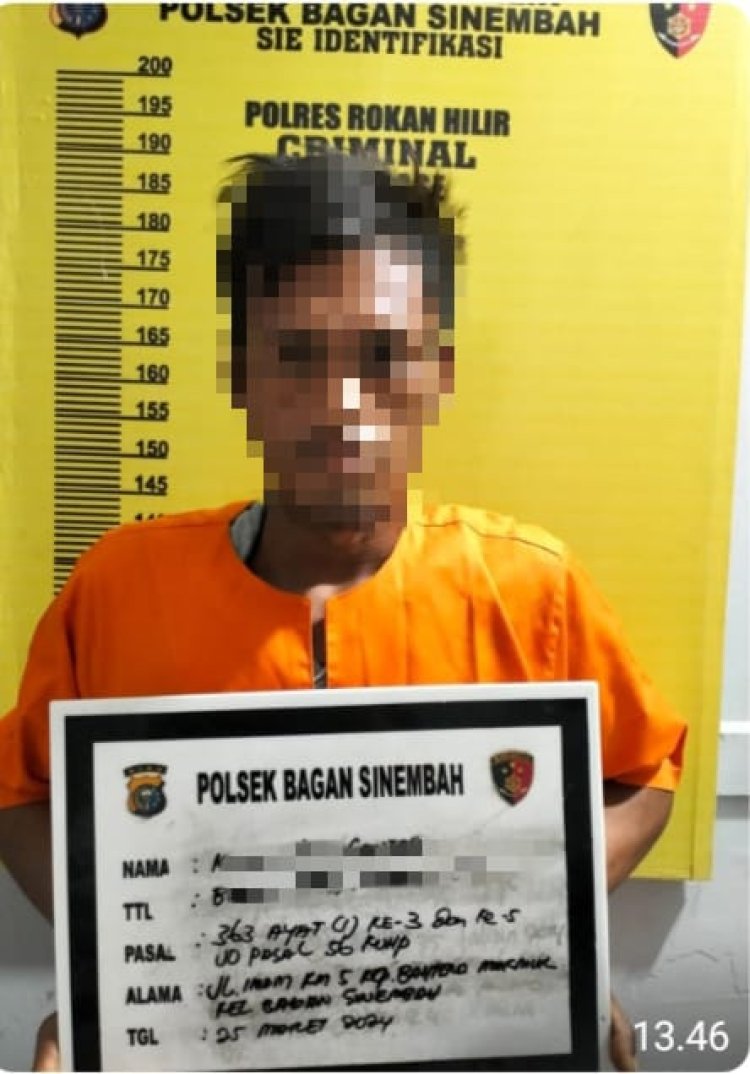 Polsek Bagan Sinembah, Ungkap Tindak Pidana Pencurian dengan Pemberatan