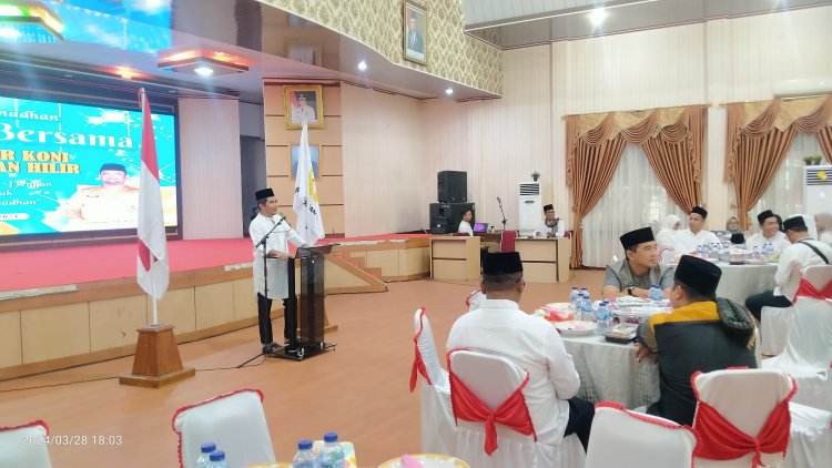 Jalin Silaturahmi Antar Pengurus, KONI Rohil Bagi Takjil dan Buka Puasa Bersama