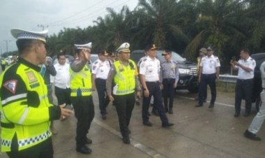 Dirlantas Poldasu Tinjau Tol Kisaran dan Sinaksak Serta Fungsikan Saat Lebaran