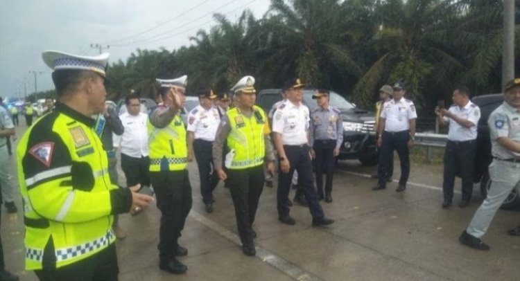 Dirlantas Poldasu Tinjau Tol Kisaran dan Sinaksak Serta Fungsikan Saat Lebaran