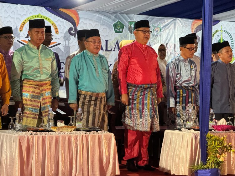 Wakili Bupati, Asisten I Hadiri Pelantikan Dewan Hakim MTQ ke XLII Provinsi Riau dan Malam Ta'aruf