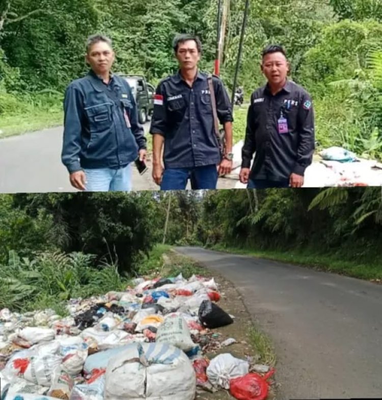 Tumpuk Sampah di Jalan Lintas Sumber Jaya - Kebun Tebu Jadi Pemandangan Tak Sedap