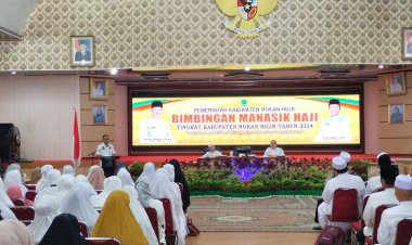 Tutup Bimbingan Manasik Haji, Sekda Rohil Ingatkan Jamaah Jaga Kesehatan
