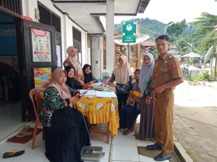 Kegiatan Posyandu Balita Digelar Tiap Bulan Secara Rutin di Pekon Muara Baru