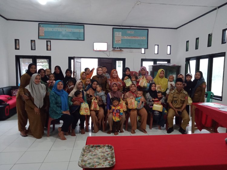 Pemberian Makanan Tambahan (PMT) Bagi Balita Stunting di Pekon Tugu Mulya