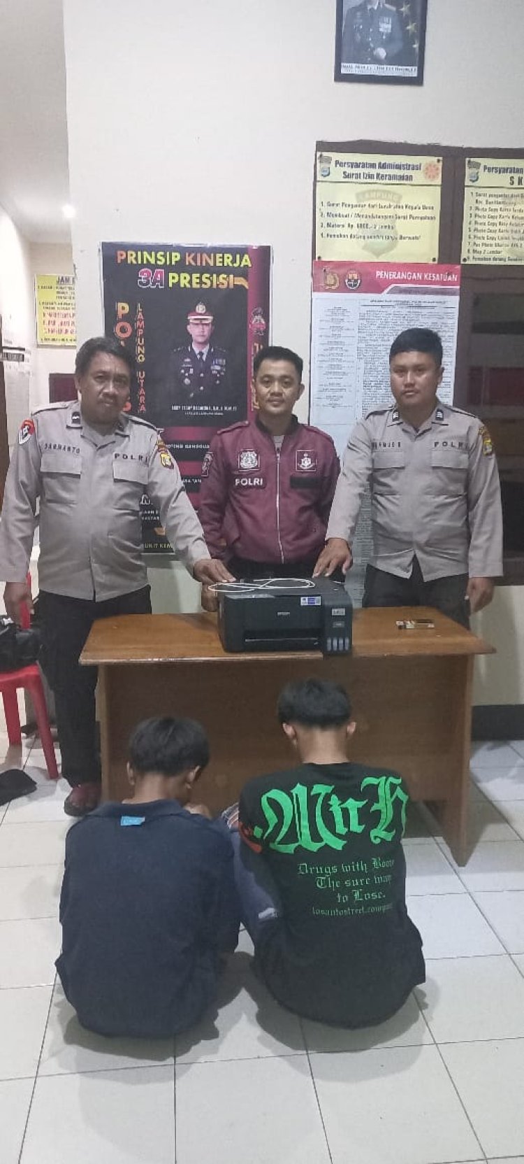 Kurang Dari 1X24 Jam, Polsek Bukit Kemuning Berhasil Ungkap Kasus Pencurian