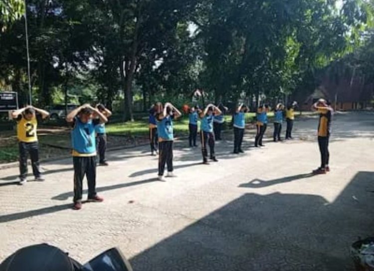 2 Kali Dalam Setahun Polres Langkat Laksanakan Kesamaptaan Jasmani