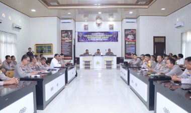 Polres Lampung Utara Terima Kunjungan Tim Mitigasi Pelanggaran Disiplin Bid Propam Polda Lampung