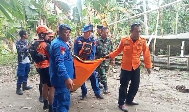 Polres Tanggamus dan Tim SAR Gabungan Evakuasi Korban Serangan Buaya Way Semaka