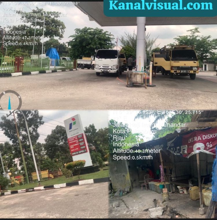 Ditemukan Lagi, Lokasi Penimbunan BBM Bersubsidi di Wilkum Polsek Tenayan Raya