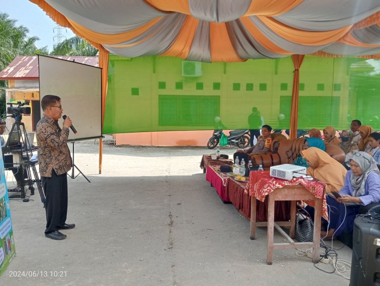 Camat Batu Hampar dengan Gubri Gelar Vidcom Gerakan Intervensi Pencegahan Stunting