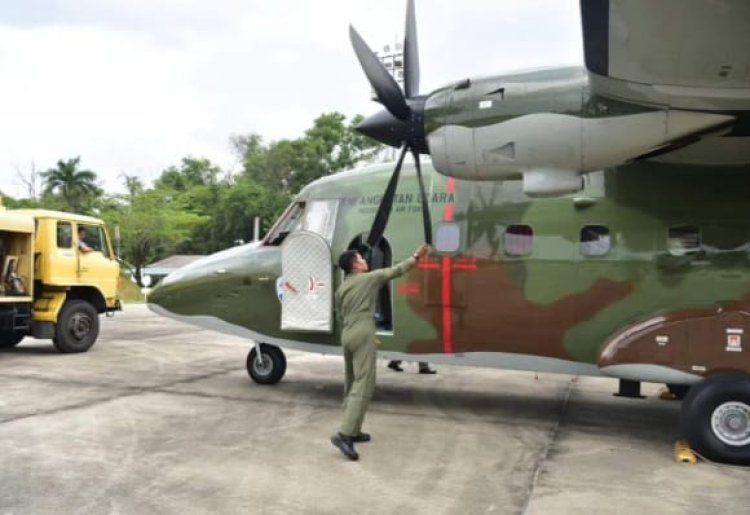 Sudah Dilakukan di Riau, Hujan Buatan Gunakan Pesawat Casa TNI AU