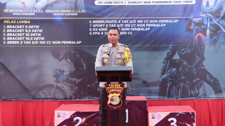 310 Peserta Ikuti Street Fun Race Bhayangkara Presisi 2024 yang Digelar Polres Tulang Bawang