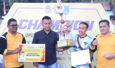 Bupati Cup 2024 Usai Sudah, Ketua KONI Rohil Tutup Turmamen Sepakbola