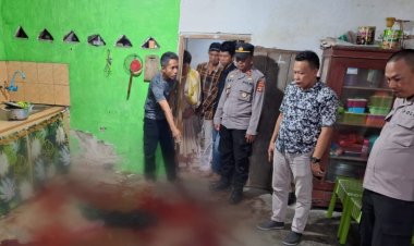 Polres Tanggamus Olah TKP Anirat Sebabkan Dua Korban Meninggal di Pugung