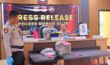 Peredaran Narkotika Jenis Ganja Diungkap Sat Reskrim Polsek Bagan Sinembah