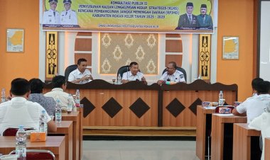 Pemkab Rohil Gelar Konsultasi Publik ll Penyusunan KLHS dan RPJMD Tahun 2025 - 2029