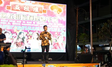 Bupati Ajak Warga Tionghoa Sukseskan Pilkada, Saat Hadiri Perayaan Ultah Dewa Ngo Co Sian