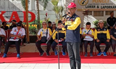 PDBI Rohil Gelar Lomba Cabor Drumband, 5 Unit lkuti Kejurkab KONI Rohil Tahun 2024