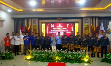 Ali Rahman dan Ayu Asalasiyah Resmi Mendaftar ke KPU