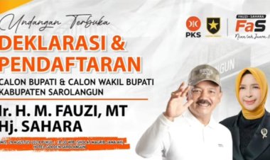 Ir. H. M. Fauzi, M.T dan Hj. Sahara Daftar Bupati dan Wakil Bupati Sarolangun