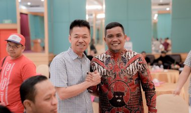 Jalani Tes Kesehatan, Pasangan Afrizal Sintong- Setiawan Hadir di RSUD Arifin Achmad Pekanbaru